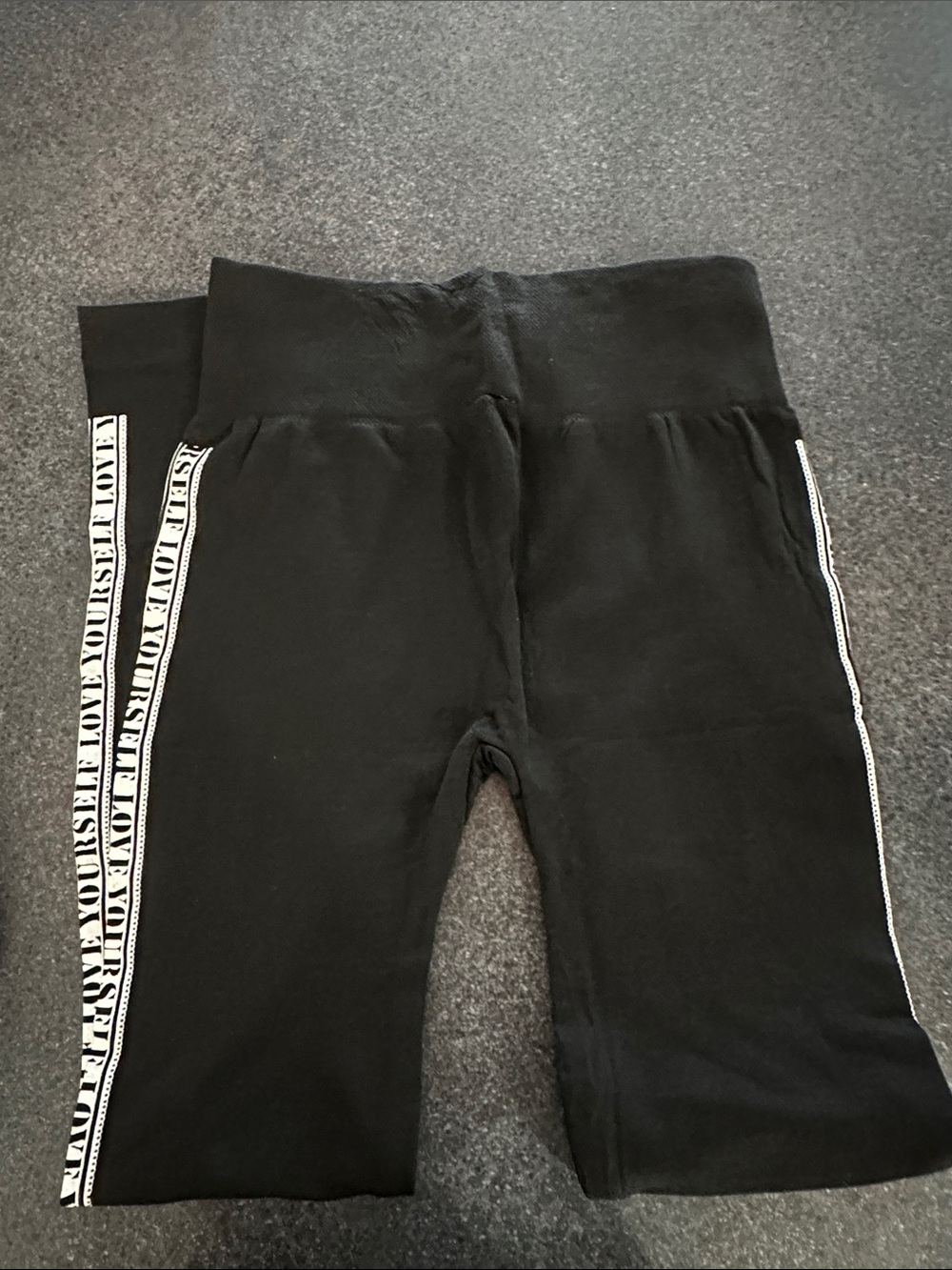 Black Kids Active Bike Shorts with Side Tape